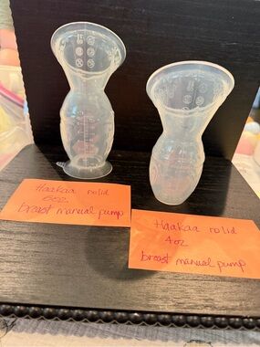 Haakaa Clear Silicone Breast Milk Collector Pair - Translucent